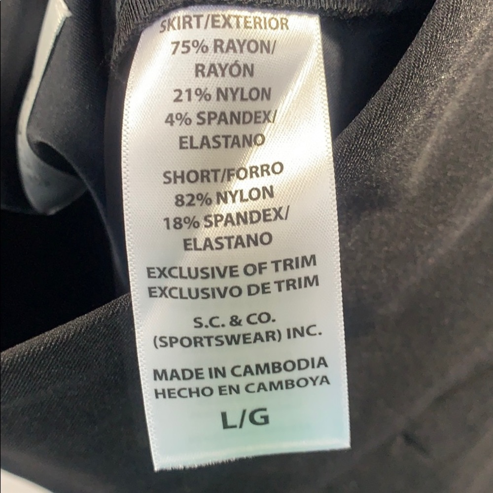 New! S.C. & CO. Black Skort - Picture 5 of 5